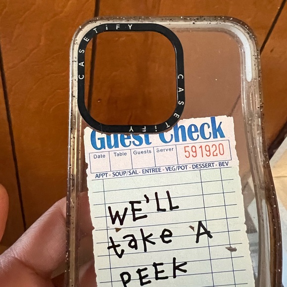 Defect Casetify iPhone 13 Pro Phone Case Guest Check - Picture 8 of 8